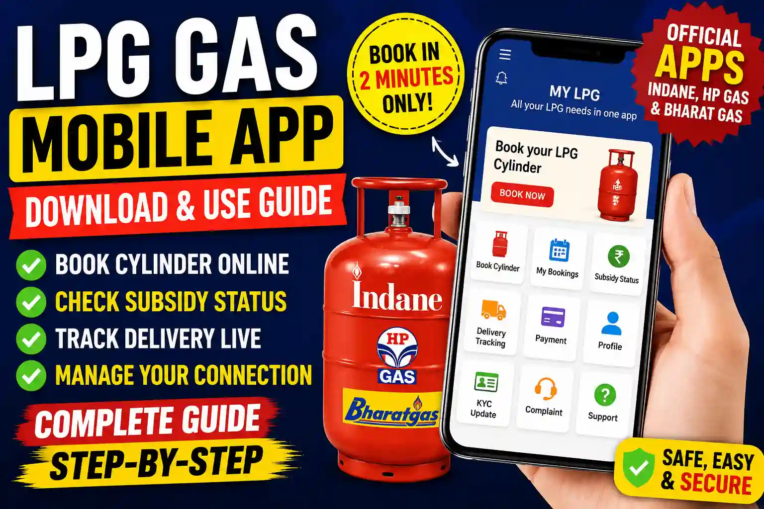 LPG Gas Mobile App Download Guide 2026 – Complete Booking & Subsidy Check Guide my lpg