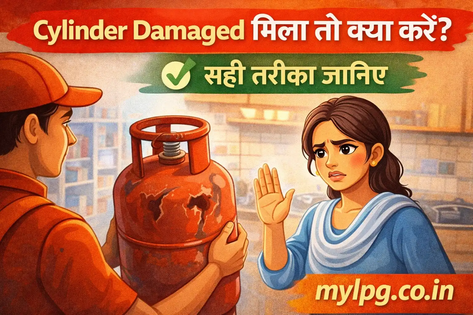 Cylinder damaged mila to kya kare thumbnail – mylpg.co.in