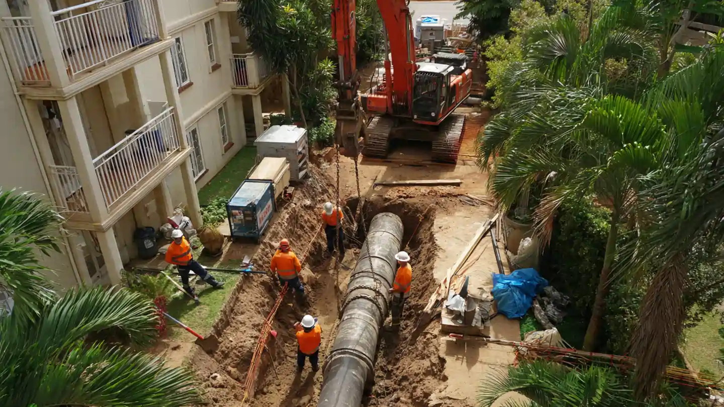 PNG New Gas Connection installation process in residential area