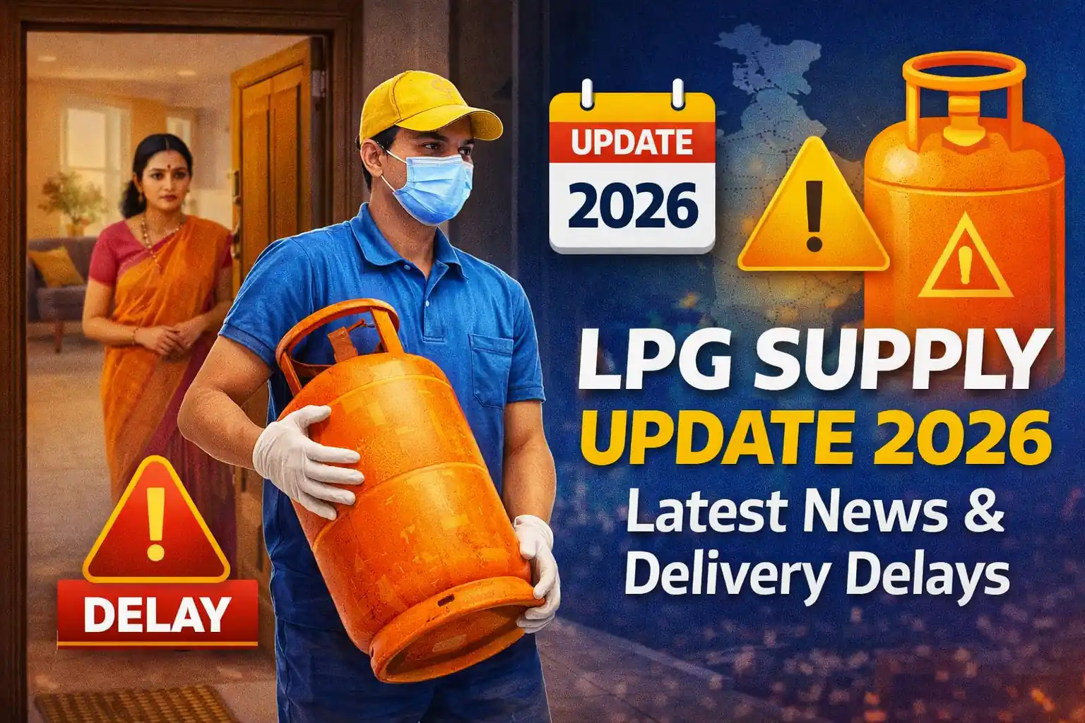LPG Supply Update 2026 India gas cylinder delivery delay and latest news