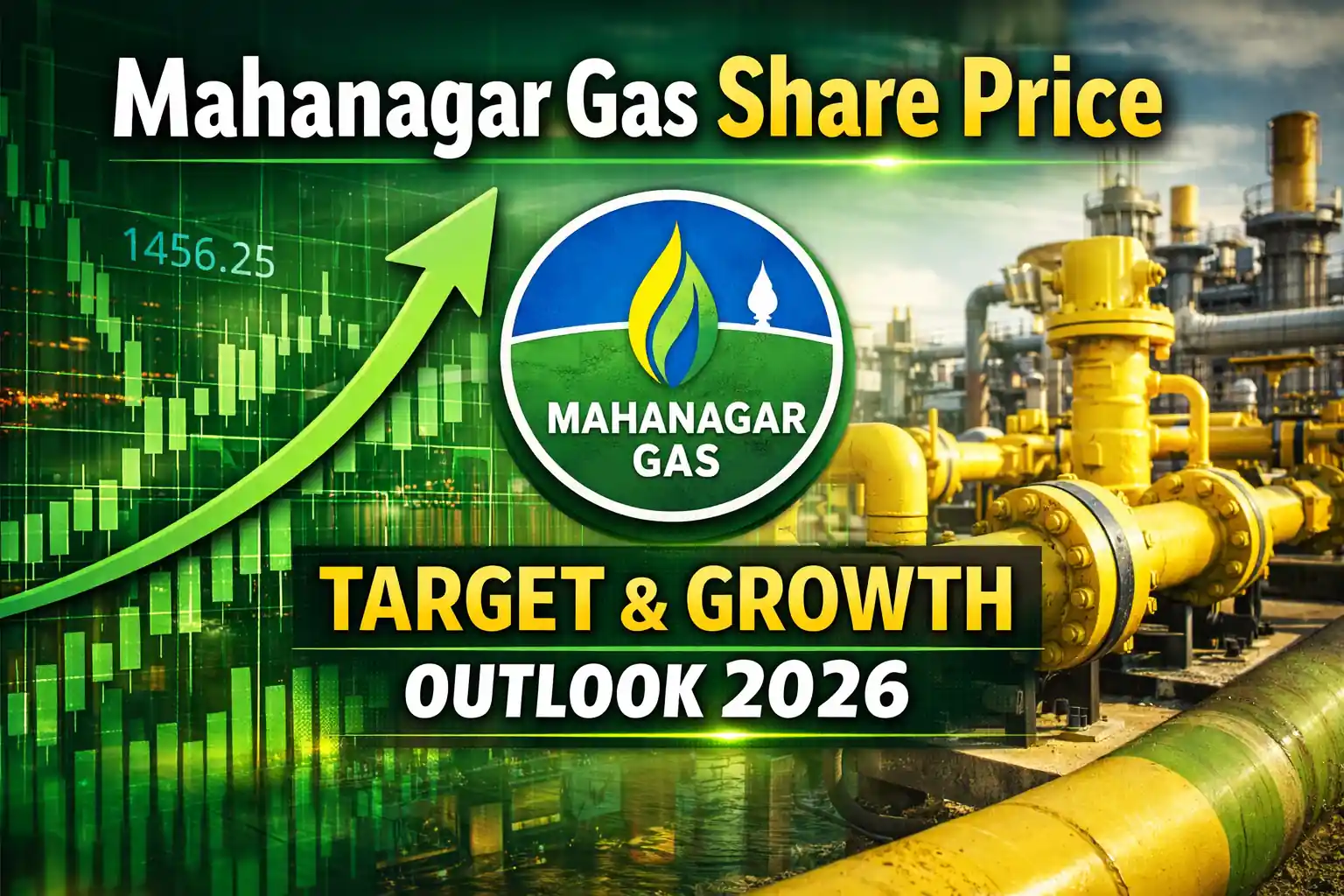 Mahanagar Gas share price chart 2026 growth trend