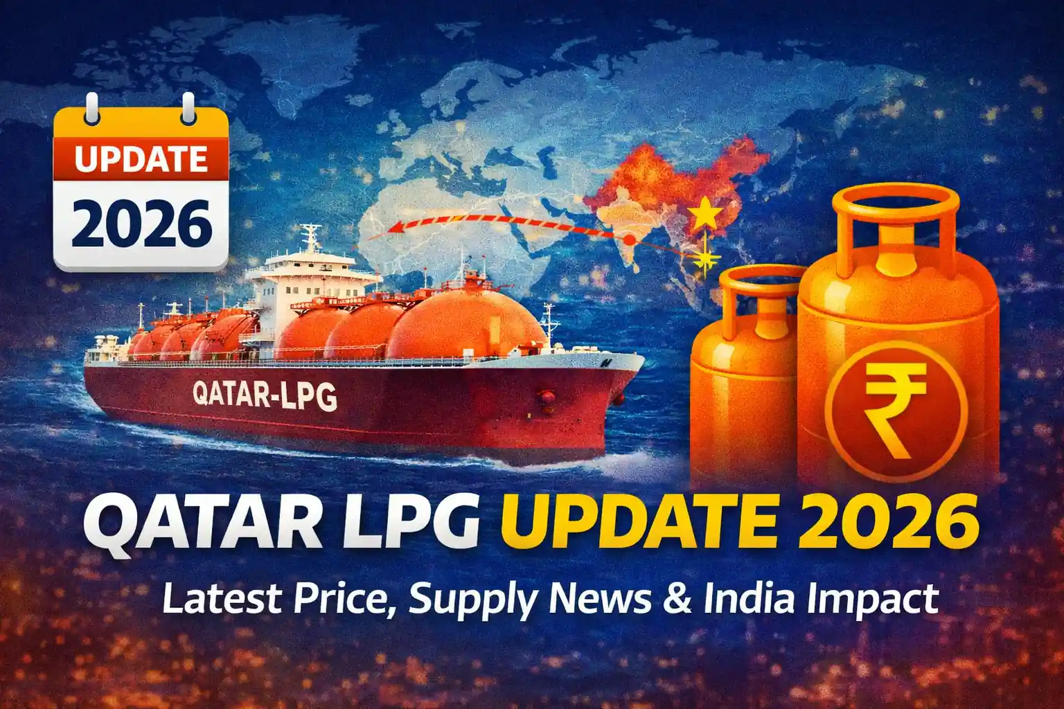 Qatar LPG update 2026 supply and price impact on India gas cylinder