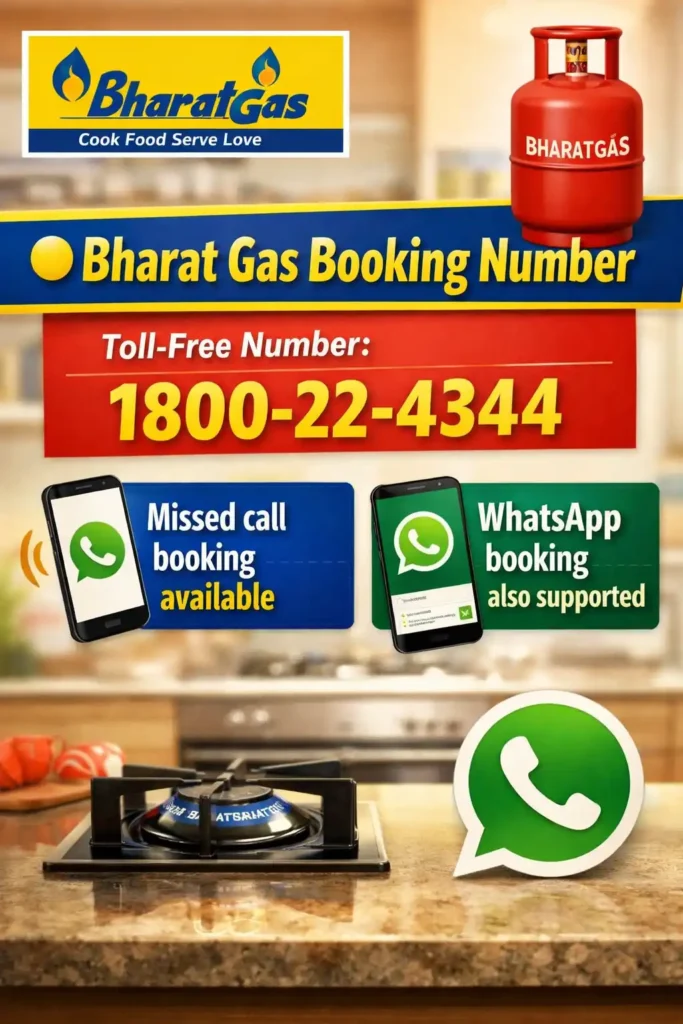 Bharat Gas Booking Number 2026
