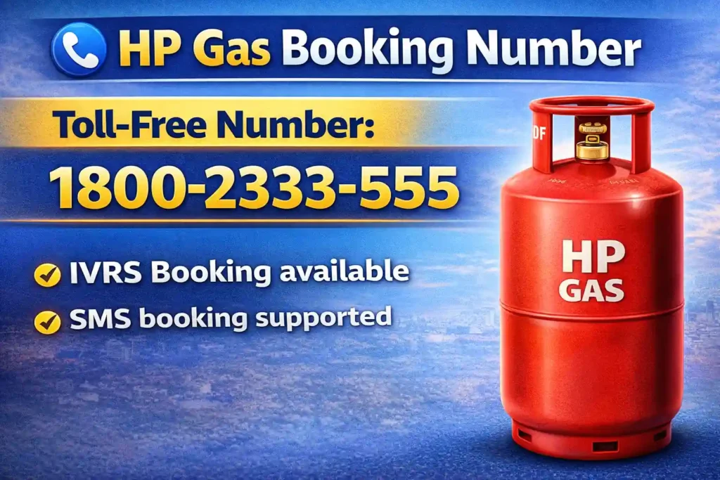 HP Gas Booking Number 2026