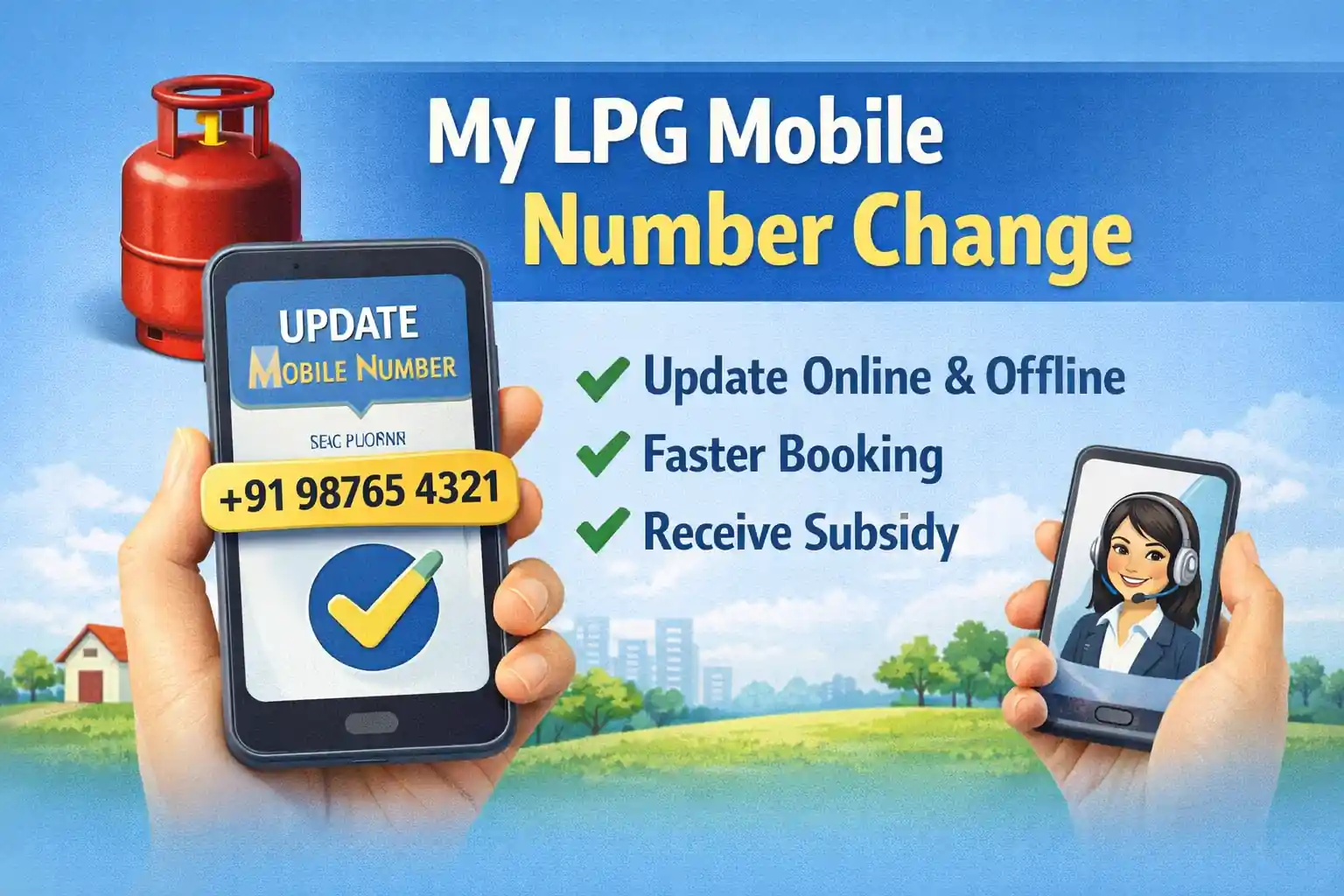 My LPG Mobile Number Change – Complete Guide 2026