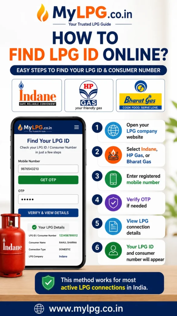 How to Find LPG ID Online?