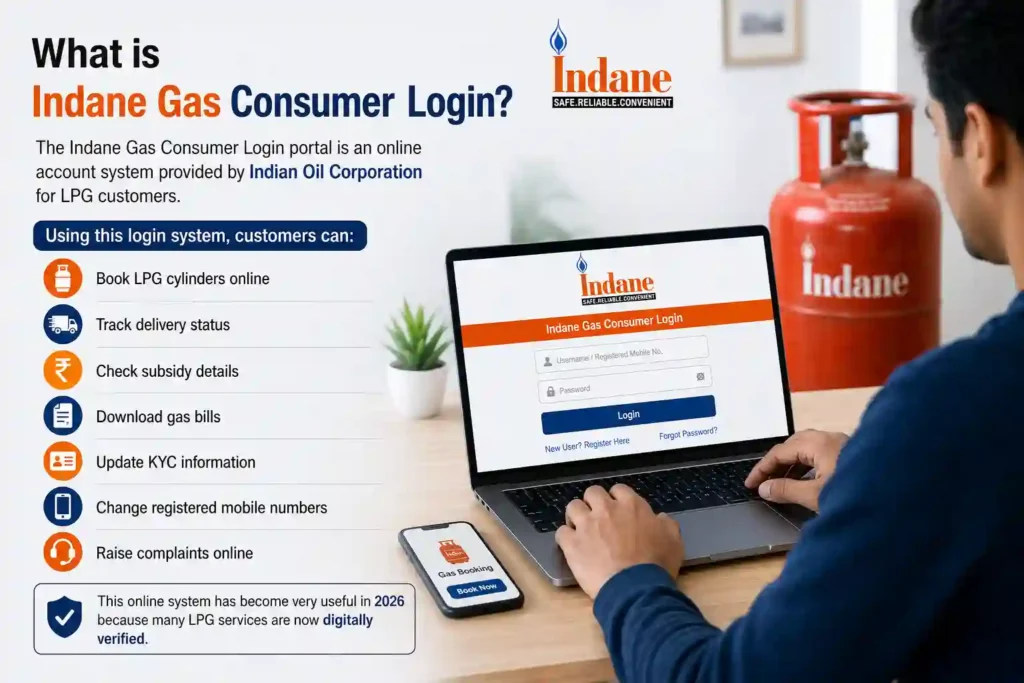 What is Indane Gas Consumer Login?