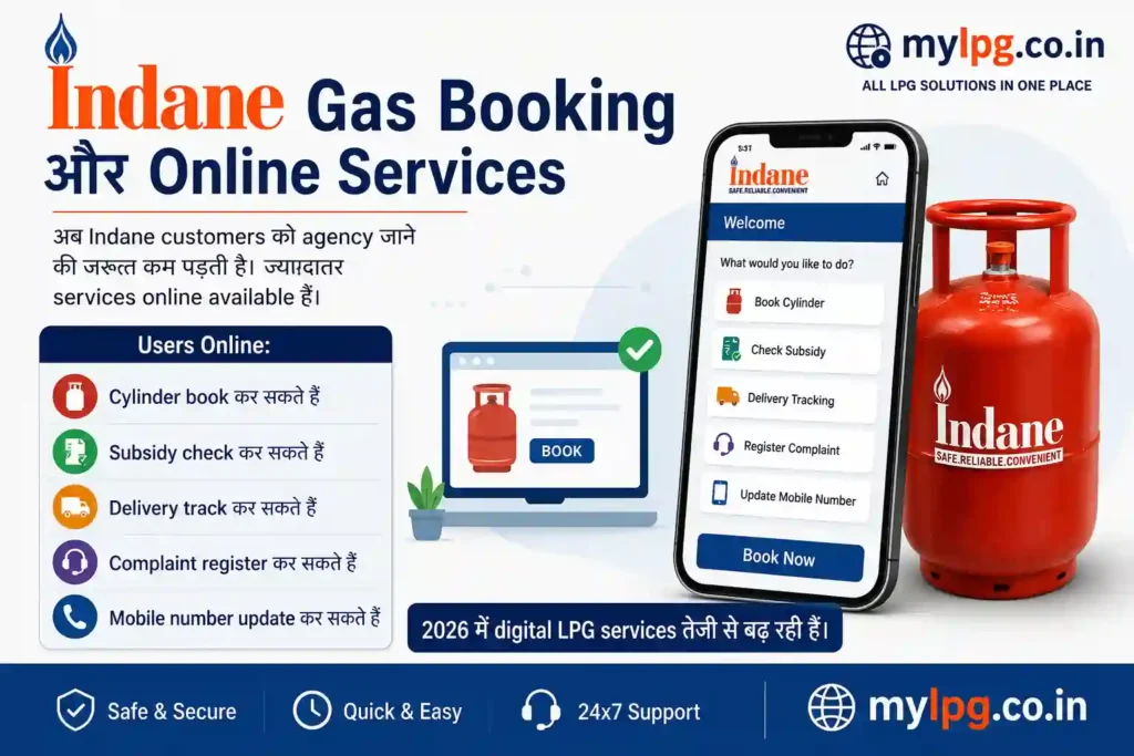 Indane Gas Booking online services 2026 thumbnail