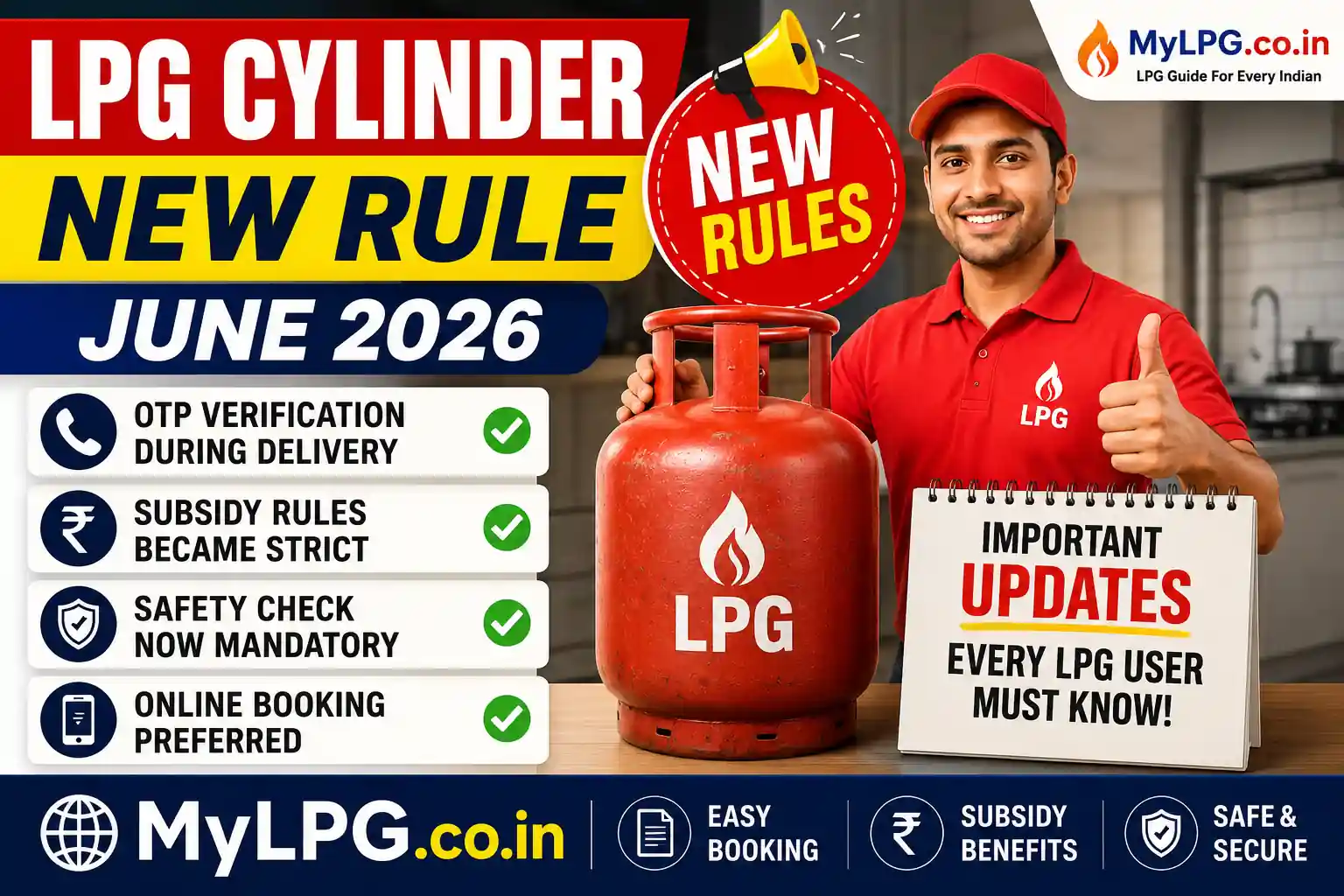 LPG Cylinder New Rule June 2026 update